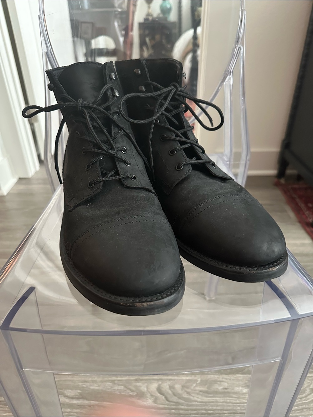 Thursday Boot Co. Matte Black Men's Leather Boots | Size 12